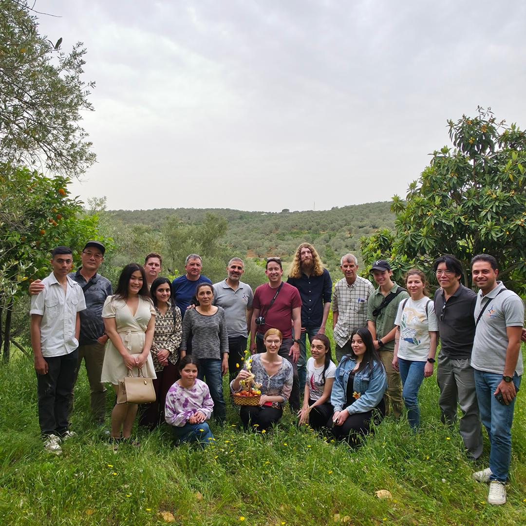 Syrian Guides travelling with guests in a local Syrian village