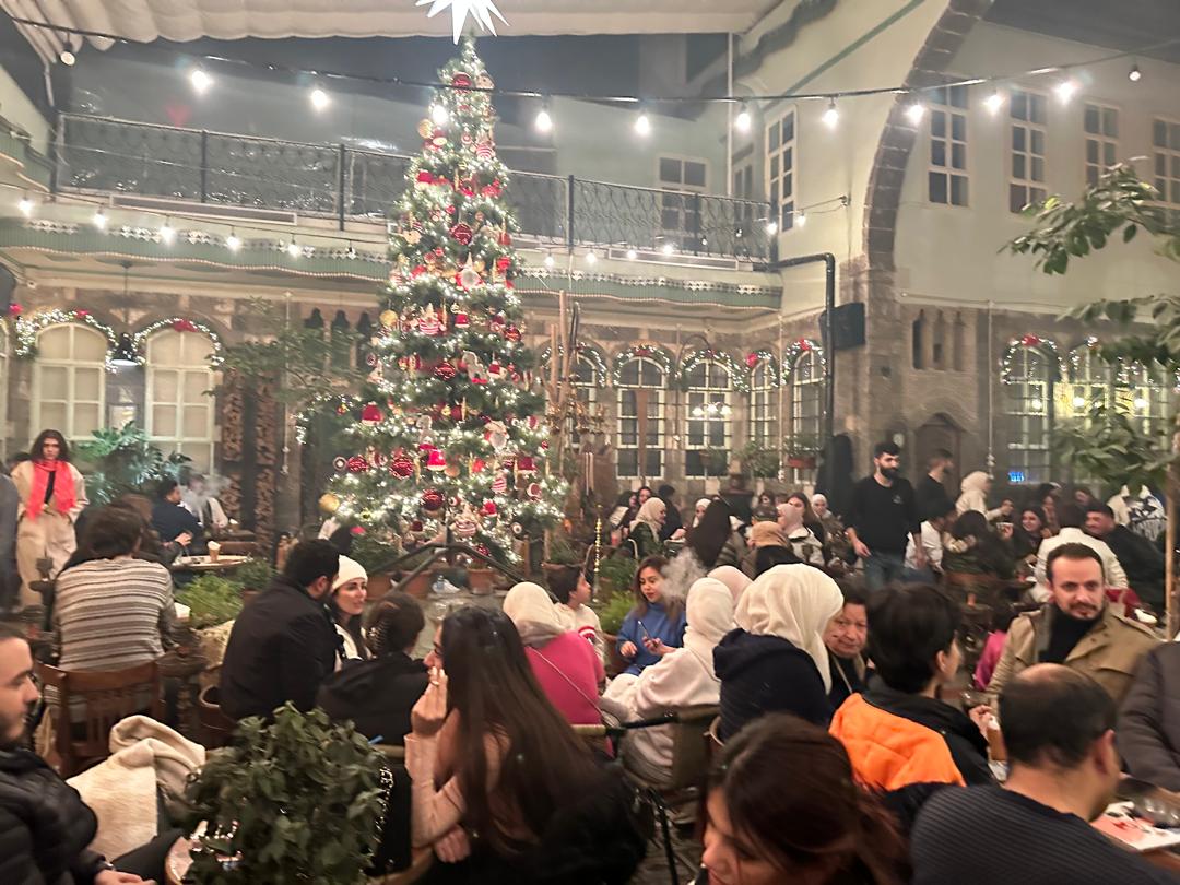 Qishla Cafe Christmas Damascus