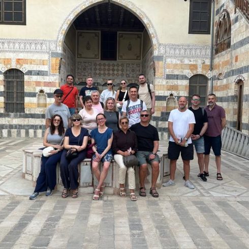 syria damascus group tour beit farhi