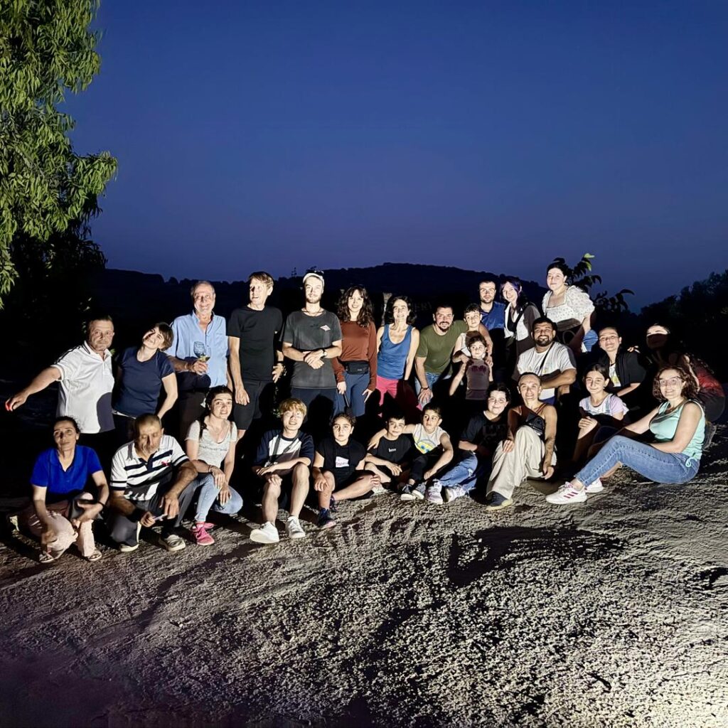 syrian guides group photo at a local winery jarjour