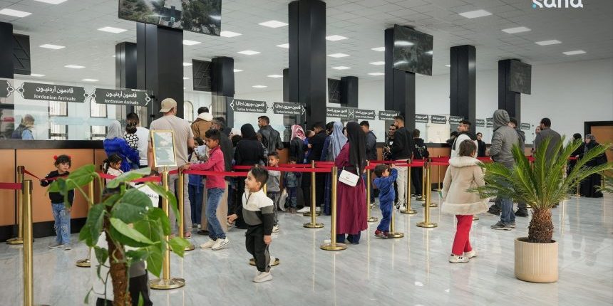 Nassib Border Crossing Reopens Between Syria and Jordan Travelers at the Nassib border crossing between Syria and Jordan after passenger traffic resumed on October 28, 2026